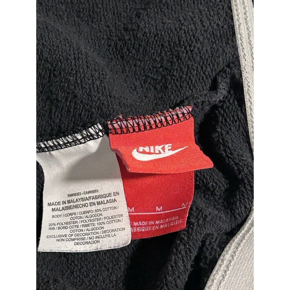 Just Do It Nike Women’s Black Sweatpants Drawstring Pockets Tapered Medium
